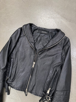 A/W 2007 Dsquared2 full zipper leather jacket