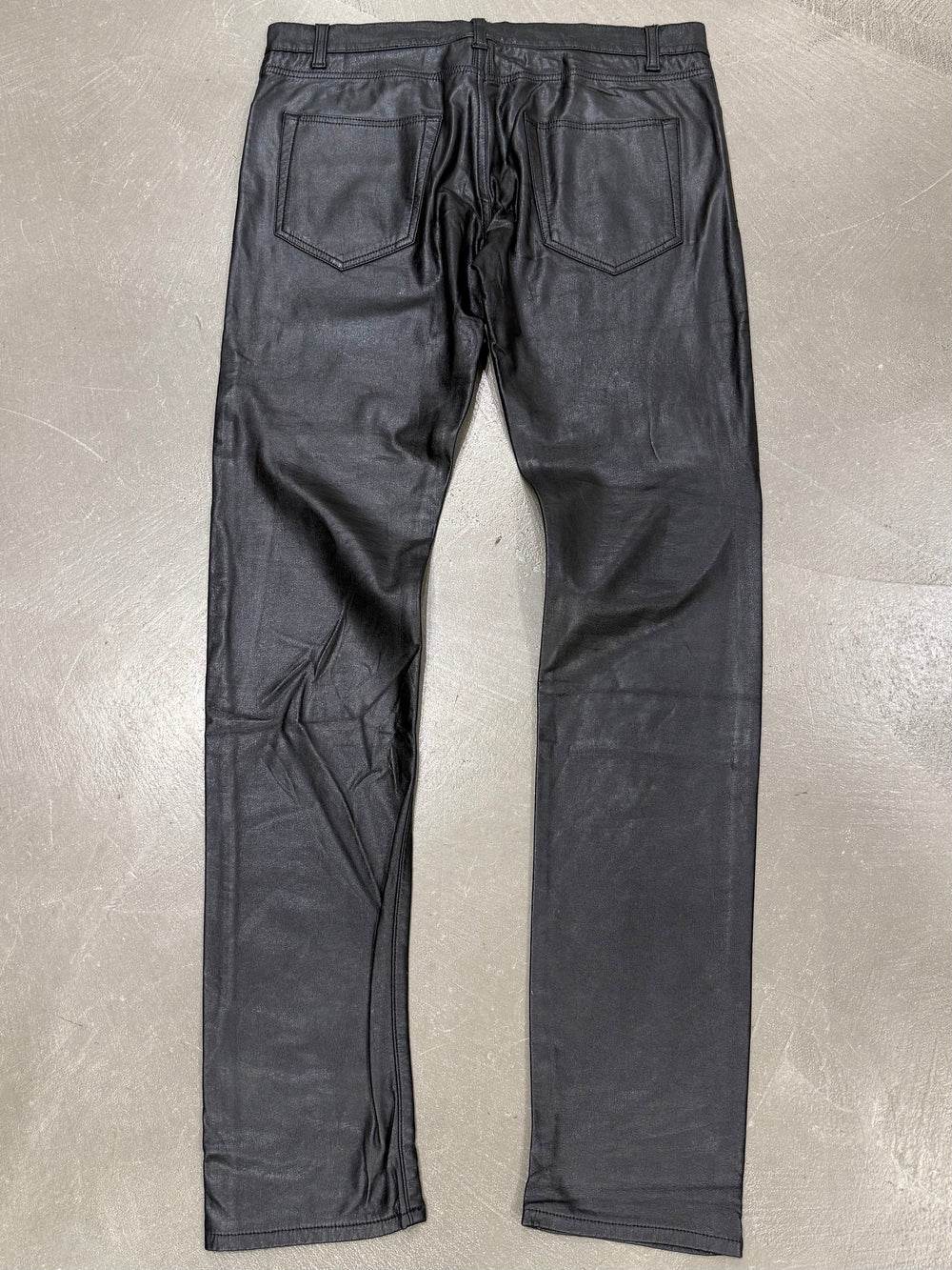 2013 Saint Laurent by Hedi Slimane “D02” faux leather skinny pants