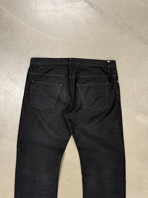 2000s Dior by Hedi Slimane coated jeans