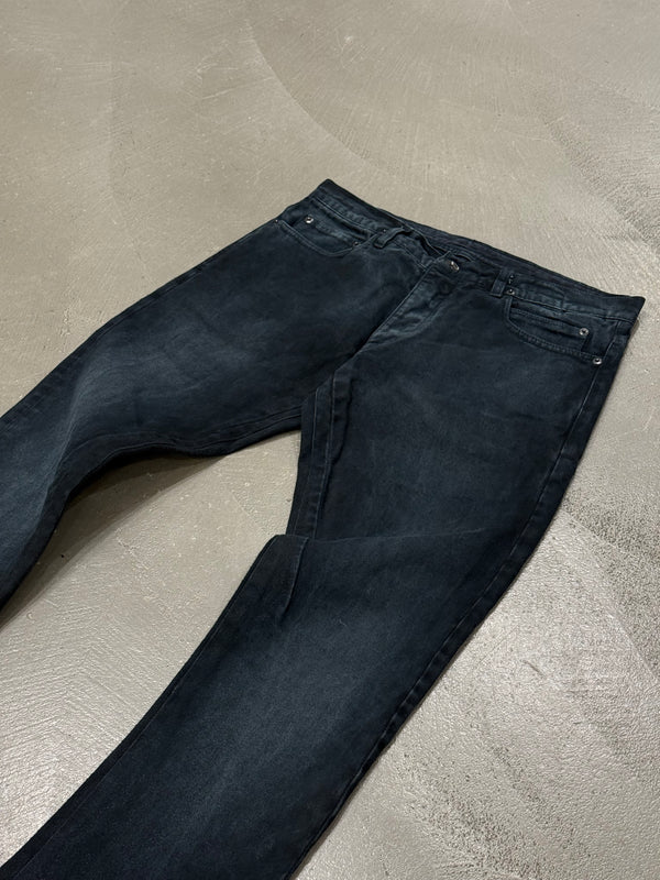 2000s Rick Owens faded jeans