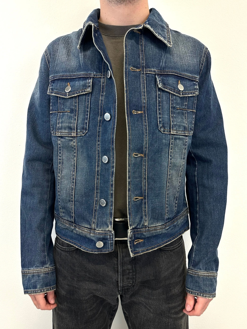 AW2004 Dior by Hedi Slimane “Victim of the crime” denim jacket