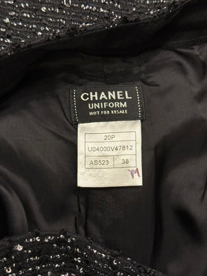 2000s Chanel uniform wide pants