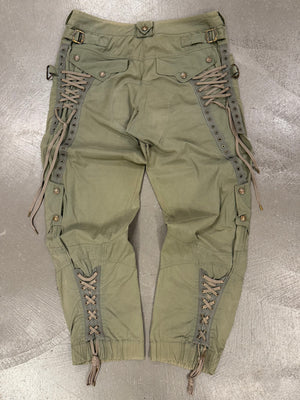 S/S2003 Christian Dior by John Galliano lace-up bondage pants