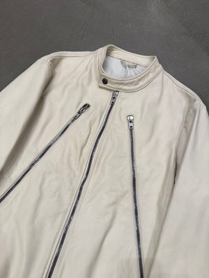 S/S 2008 Maison Margiela 5 zip leather biker jacket