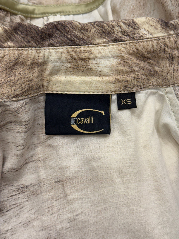2000s Cavalli print shirt