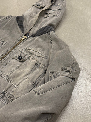 A/W2003 Dolce & Gabbana faded cargo bomber jacket