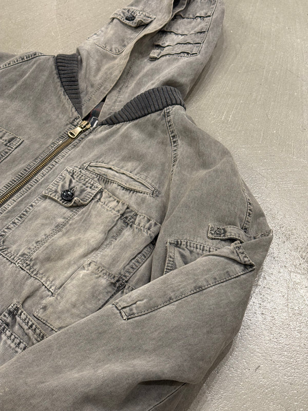 A/W2003 Dolce & Gabbana faded cargo bomber jacket