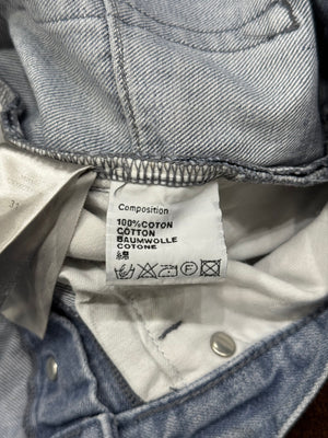 2000s Dior by Hedi Slimane stained jeans