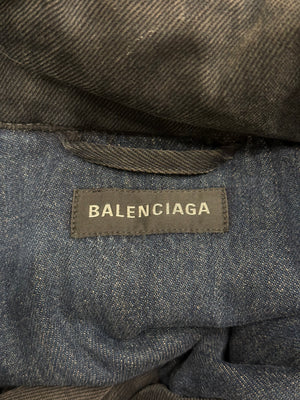 2023 Balenciaga padded denim jacket
