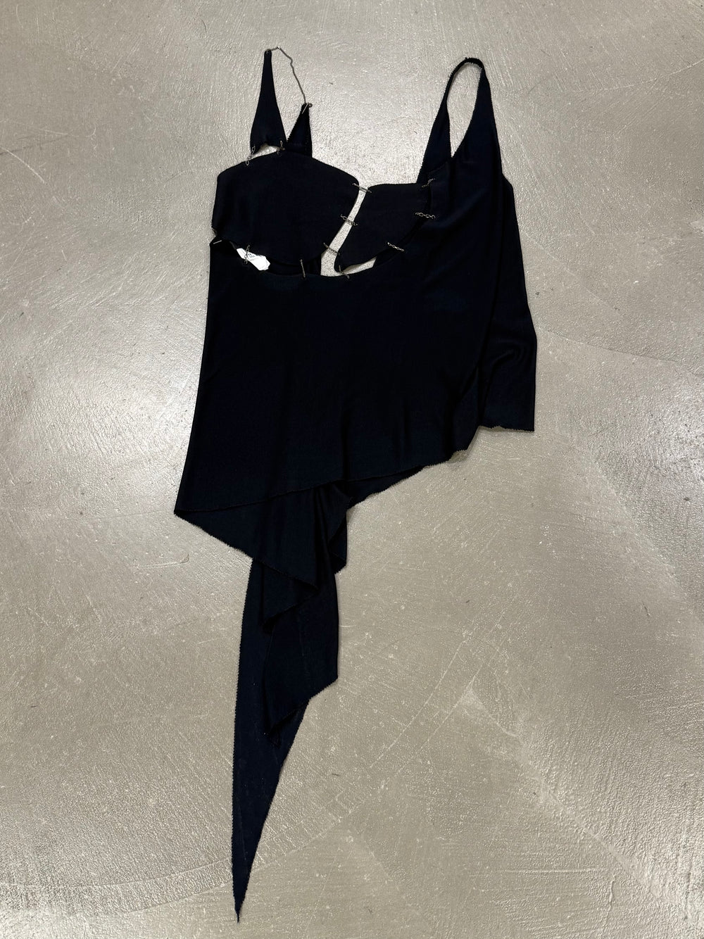 S/S2003 Jean Paul Gaultier cut-out metal chain halter top