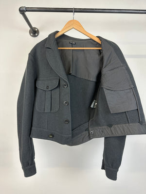 2000s Miu Miu Cargo wool cropped jacket