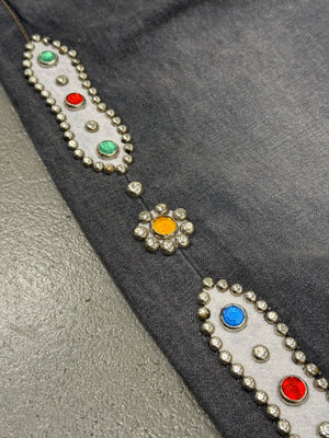 Kapital monkey cisco studded jeans