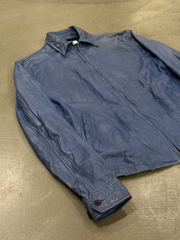 Comme des Garçons back-zip leather jacket