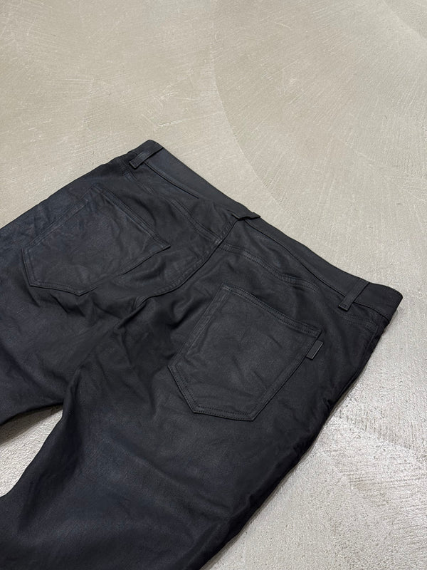 2019 Saint Laurent “D02” coated slim fit jeans