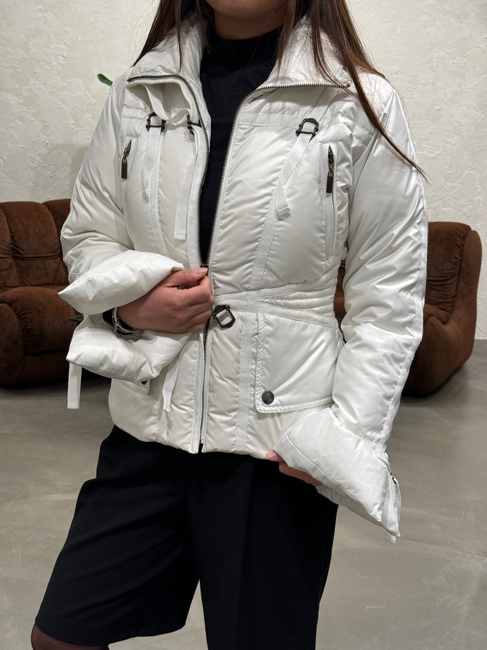 1990s Roberto Cavalli harness parachute puffer jacket