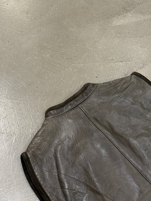 1980s Gianni Versace studded leather vest