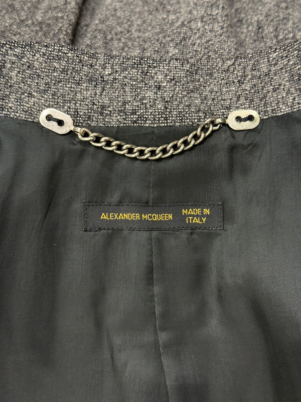 A/W2000 Alexander McQueen tailored set blazer & skirt
