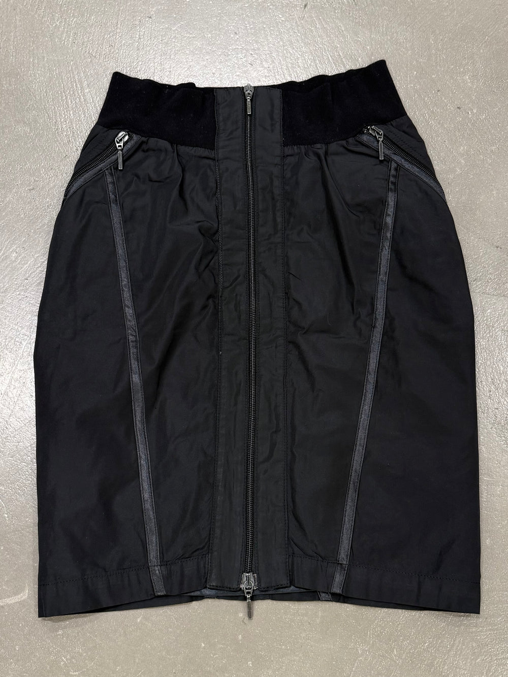 2000s Plein Sud technical biker skirt
