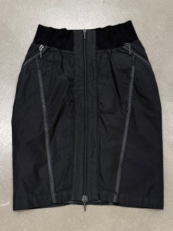 2000s Plein Sud technical biker skirt