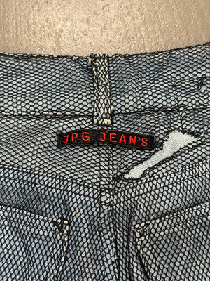 2000s Jean Paul Gaultier mesh double layer pants