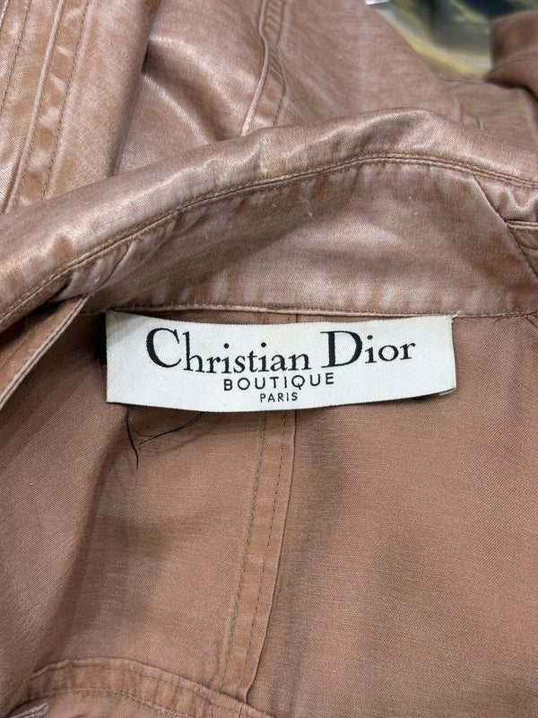 S/S2005 Christian Dior by Galliano runway silk officer jacket