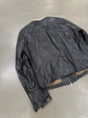 SS2014 Dsquared2 multi-zip biker leather jacket