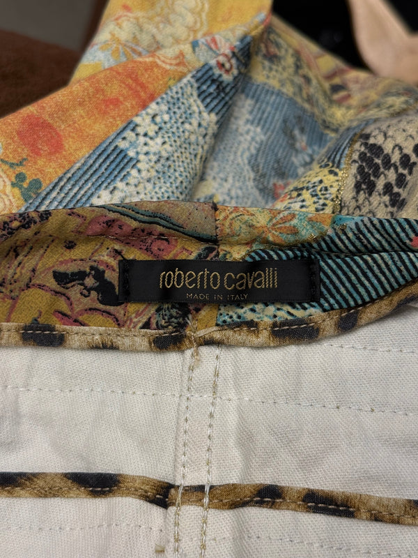 A/W2002 Roberto Cavalli patchwork pants