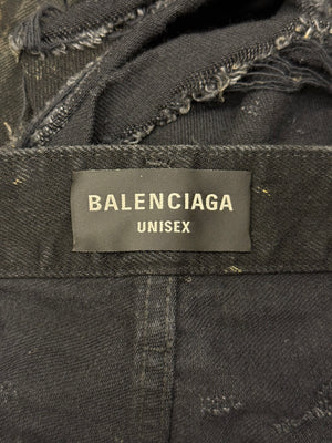 S/S2023 Balenciaga "The Mud Show" destroyed denim