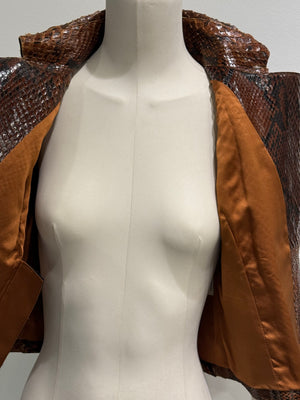 S/S2001 Dolce & Gabbana Python leather top