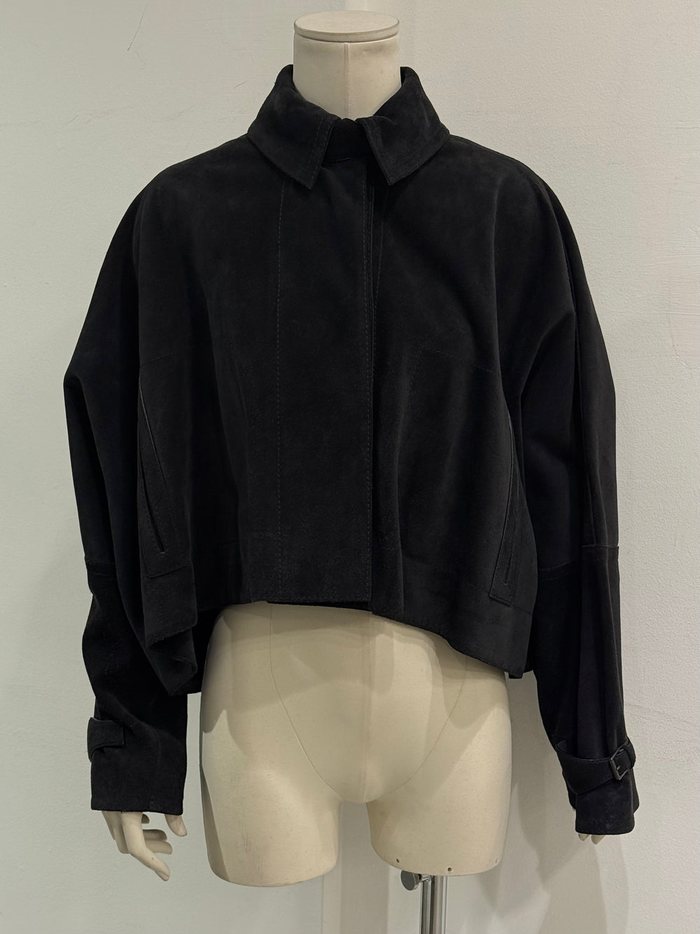A/W2002 Gucci by Tom Ford batwing cropped leather jacket