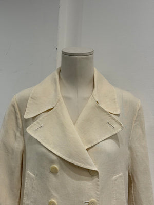 1996 Gucci by Tom Ford caban linen coat