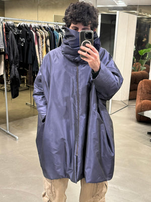 A/W 1991 Dolce & Gabbana iridescent oversized coat