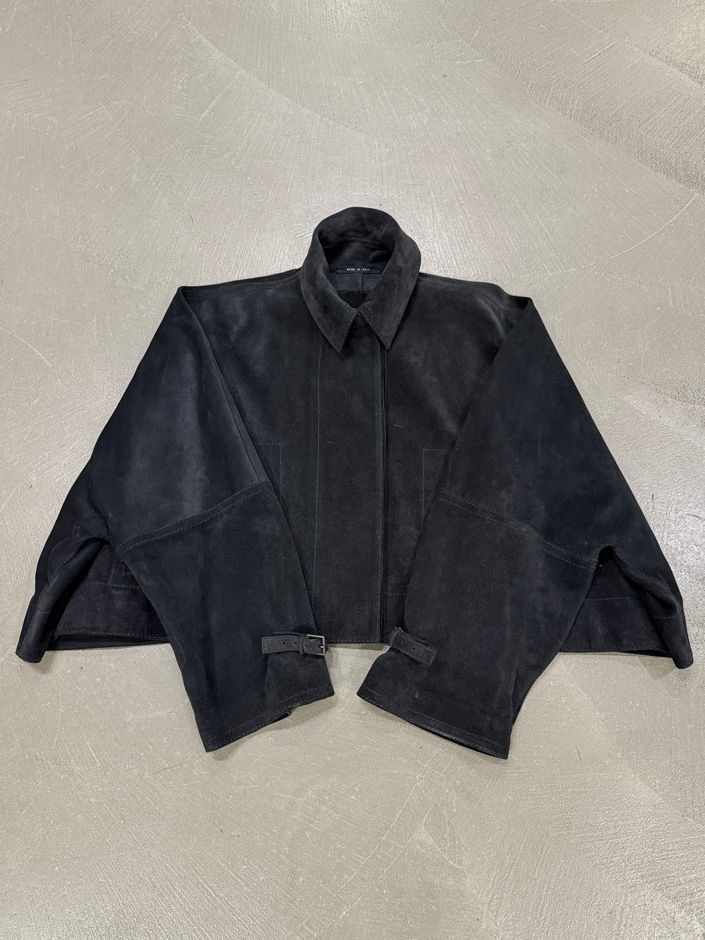 A/W2002 Gucci by Tom Ford batwing cropped leather jacket