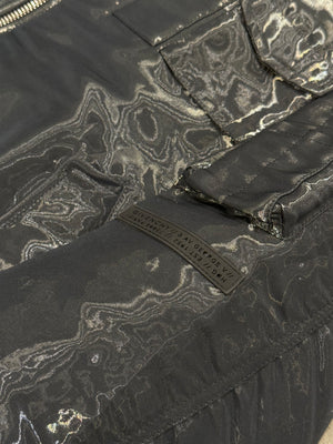 2021 Givenchy liquid metal iridescent bomber