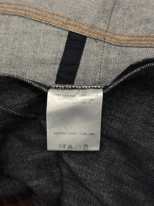 2002 Gucci by Tom Ford raw denim blazer jacket