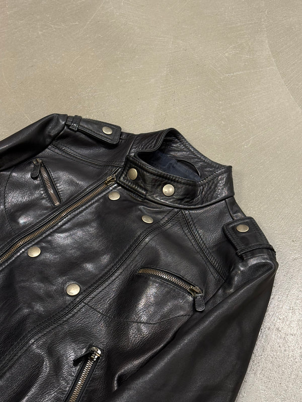 S/S2005 Gucci military officer leather jacket