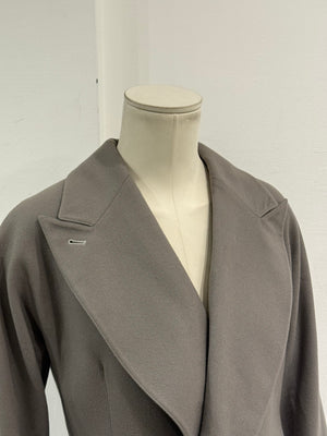 1990s Claude Montana double-breasted wool coat