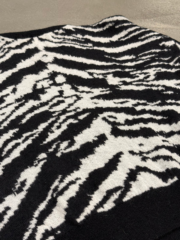 2015 Saint Laurent Paris by Hedi Slimane tiger stripe knit