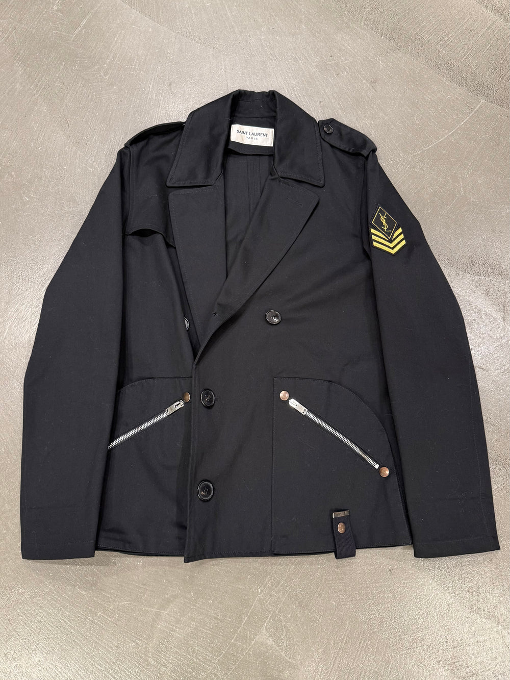 Saint Laurent military jacket sample