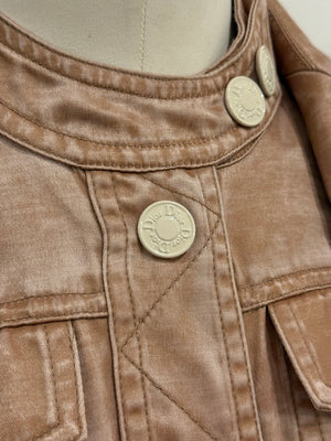 S/S2005 Christian Dior by Galliano runway silk officer jacket