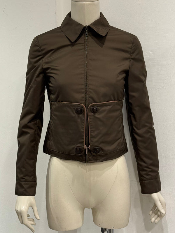 1999 Miu Miu hidden pocket nylon jacket