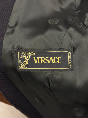 1990s Versace Medusa-lined zip-up multi zipper set