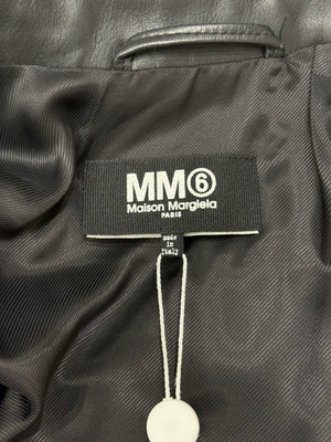 2020s Maison Margiela "5-Zip" leather biker jacket