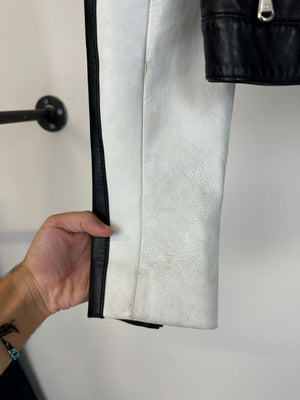 SS2001 Dolce & Gabbana biker Leather Jacket