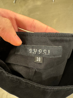 S/S 2002 Gucci by Tom Ford V-slit skirt