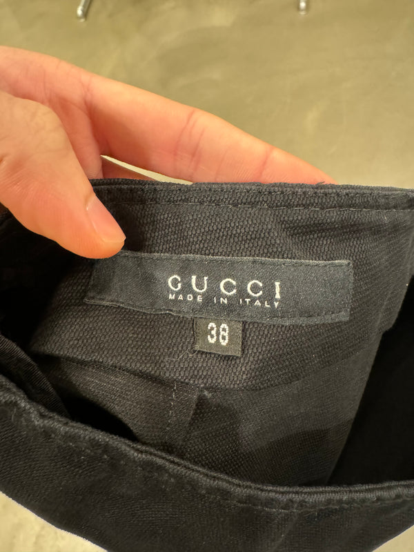 S/S 2002 Gucci by Tom Ford V-slit skirt