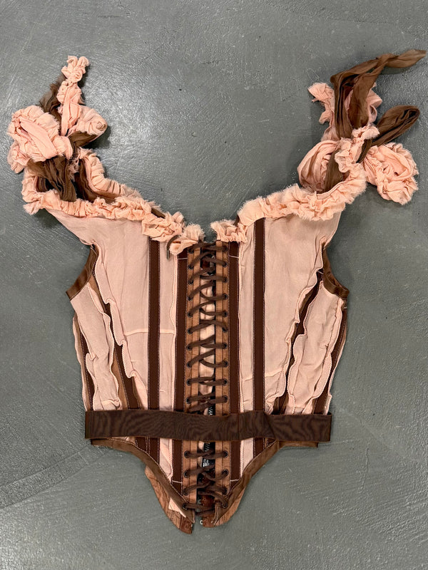 S/S2005 Jean Paul Gaultier runway ruffled corset