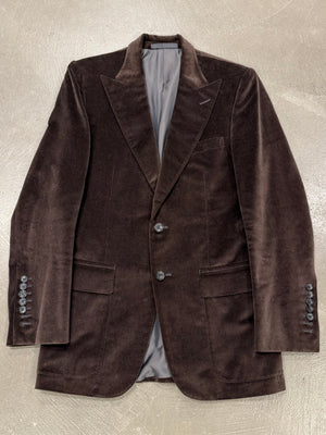 2000s Gucci by Tom Ford velvet blazer