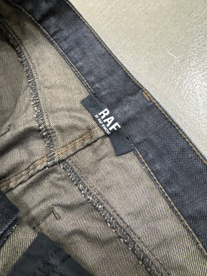 2000s Raf Simons biker jeans