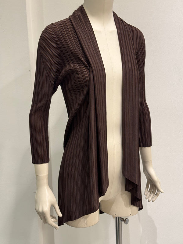 2000s Issey Miyake “Pleats Please” cardigan